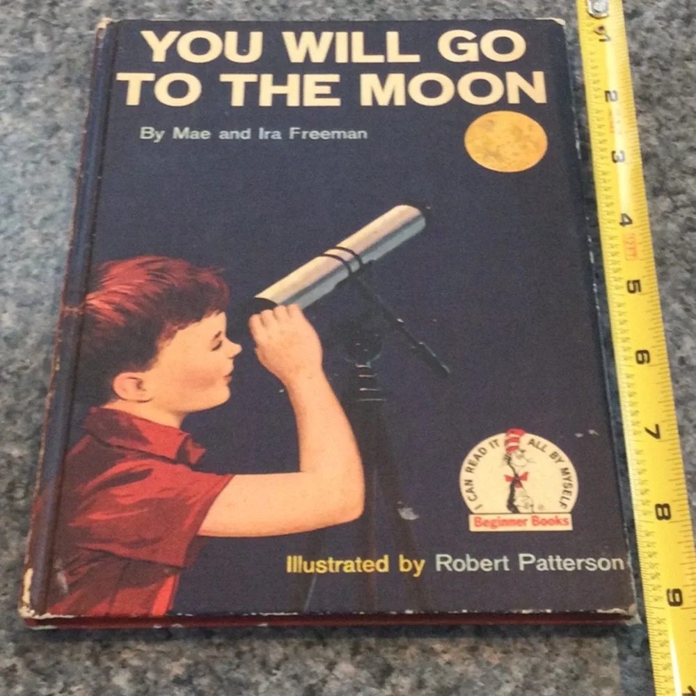 Vintage childrens book, You Will Go to the Moon by mae and Ira Freeman 1959 - Picture 9 of 9